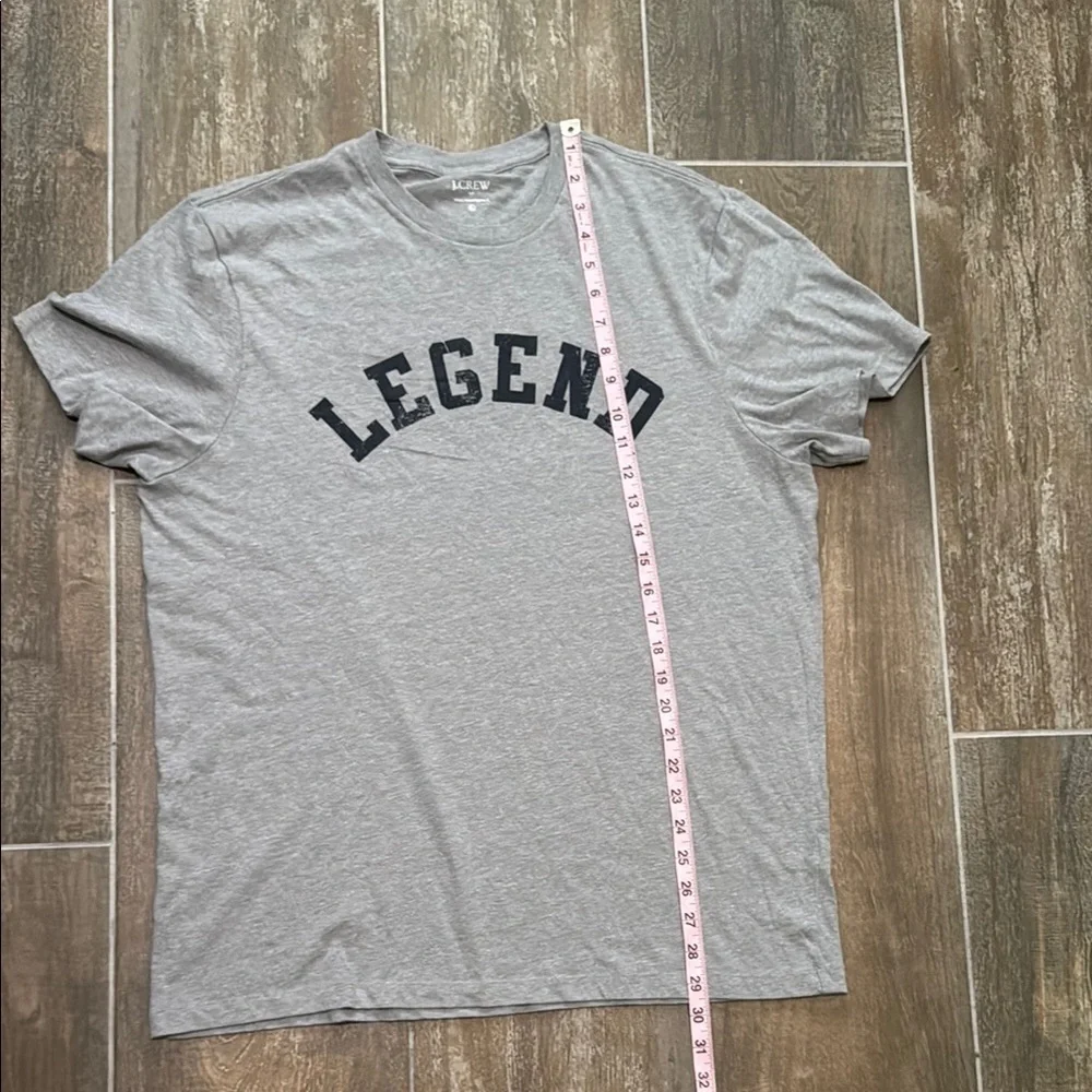 J. Crew Gray 'Legend' Graphic Tee